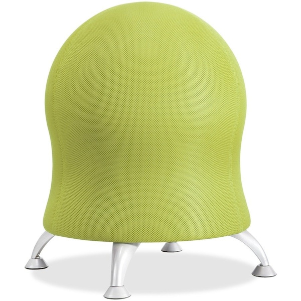 Safco ZENERGY BALL CHAIR, GRASS SEAT/GRASS BACK, SILVER BASE 4750GS - main