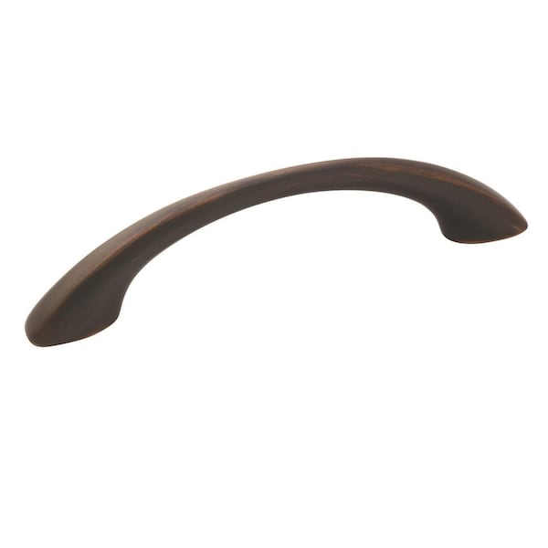 Amerock Vaile 3-3/4 inch (96mm) Center-to-Center Oil-Rubbed Bronze Cabinet Pull, 25PK 25VMP53003ORB - main