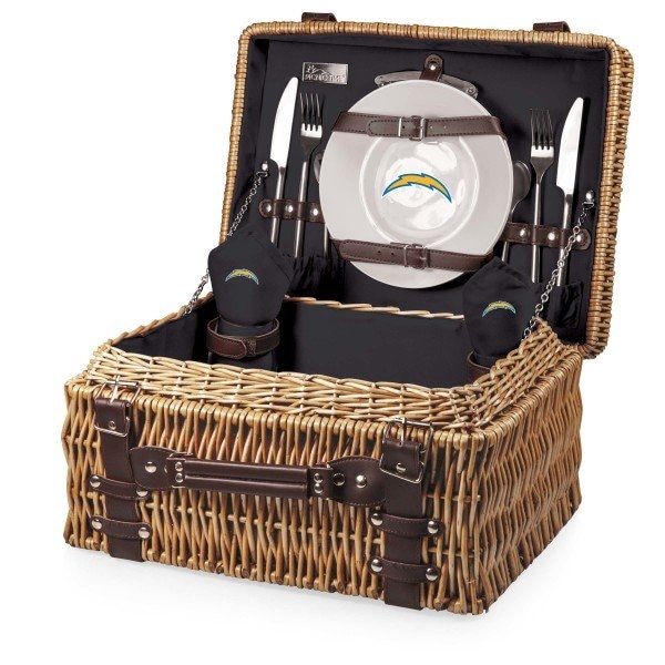 Picnic Time Family Of Brands NFL Los Angeles Chargers - Champion Picnic Basket 208-40-179-344-2 - main
