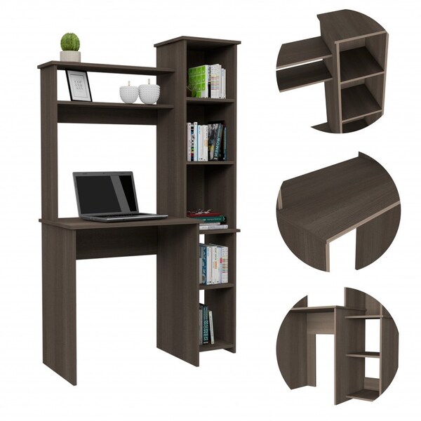 Homeroots 40" Gray Computer Desk 477862 - main