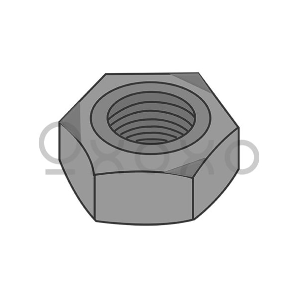 Oxoxo M8-1.25 Din 929 Metric Hex Weld Nuts 3 Projections Steel Plain, 4000PK 548492 - main