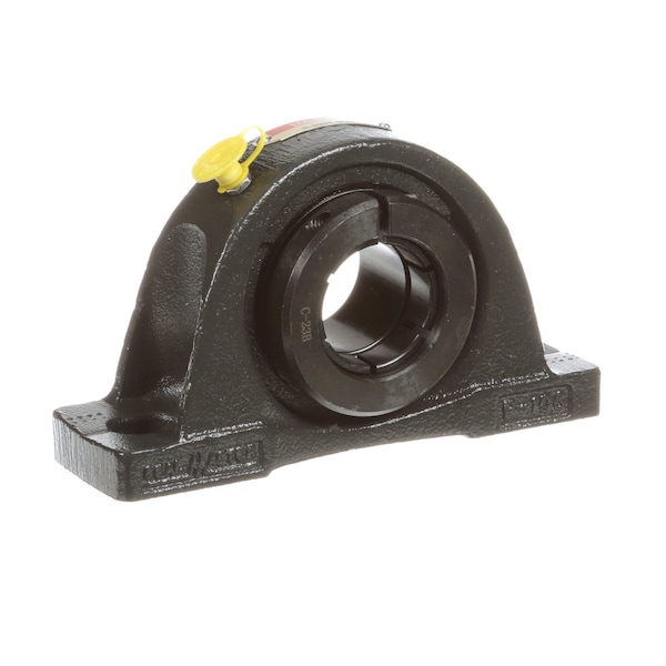Sealmaster Mounted Cast Iron Two Bolt Pillow Block Ball Bearing - 52100 Bearing Steel, Black Oxided - Lock S-5205-M23 - main