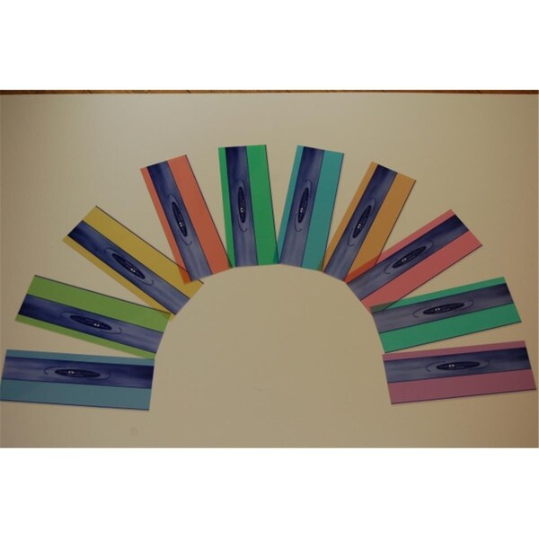 Paperperfect Eye Level Reading Rulers, 1 of each color, 10PK PA2548825 - main