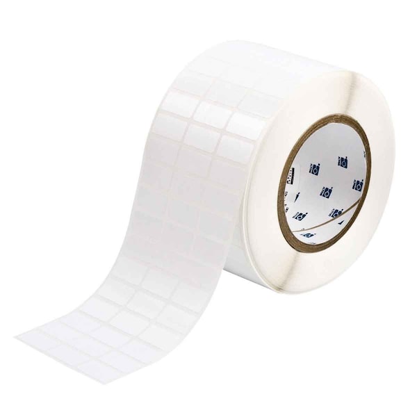 Brady Weather Resistant Polyester Outdoor Labels 0.5 in H x 1 in W White 10000/RL THT-5-8591-10-WT - main