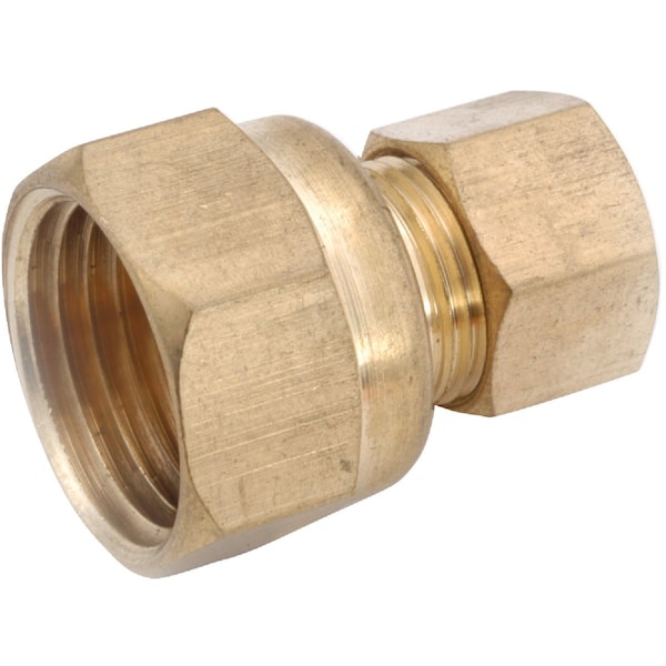 Anderson Metals 3/8''x1/4'' Brass Union Compression Adapter 750066-0604 - main