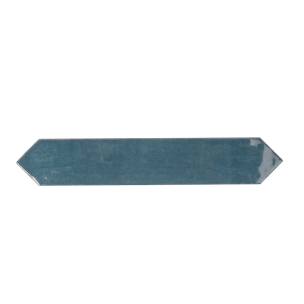 Apollo Tile Festa 1.7 in. x 9.6 in. Glossy Blue Ceramic Picket Wall and Floor Tile 2.37 sq. ft./case, 23PK APLPCD88NVGL - main