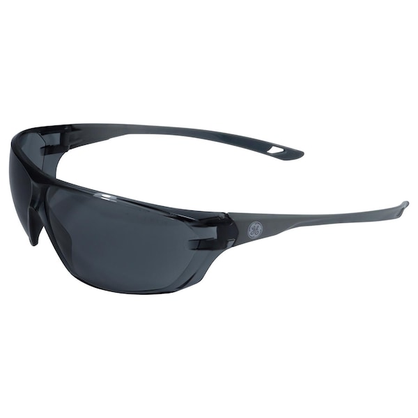 General Electric 03 Series Anti-Fog Impact-Resistant Safety Glasses Smoke Lens Gray Frame 1 pk GE203SAF - main