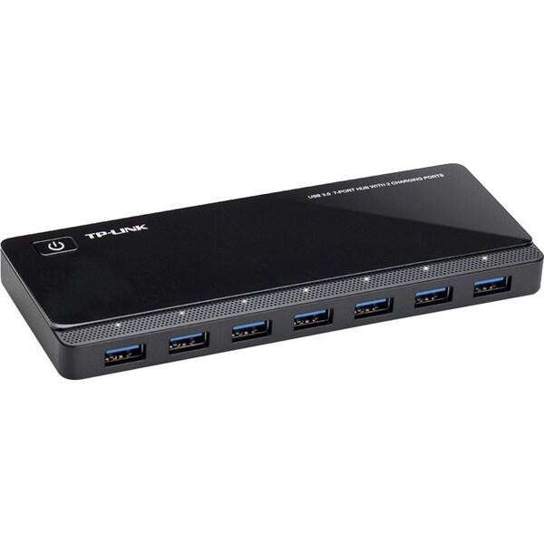 Tp-Link 7 PORTS USB 3.0 HUB WITH 2 POWER CHARGE PORTS (2.4A MAX), DESKTOP, A 12V/4A POWE UH720 - main