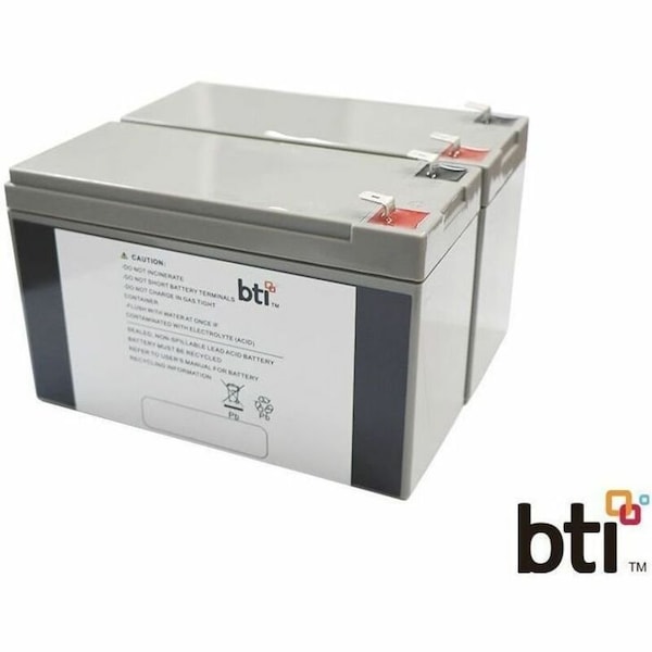 Battery Technology BTI 12V 2-CELL LEAD ACID UPS BATTERY FOR CYBERPOWER RB1270X2C RB1270X2C-BTI - main