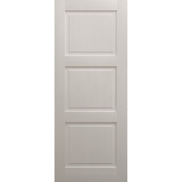 Sartodoors Slab Door Panel 32 x 84 inches, Ego 5010 Painted White Oak, Wood Veneer Doors, Pocket Closet Slid EGO5010S-PWO-3284 - main