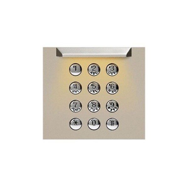 Aiphone Door Station Button Panel - Door - Vandal Resistant - Die-cast Zinc GF-10KP - main