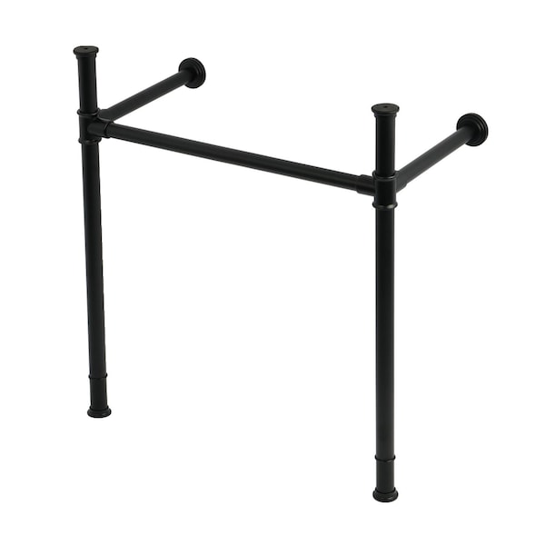 Kingston Brass Stainless Steel Console Sink Legs, Matte Black VPB34280 - main