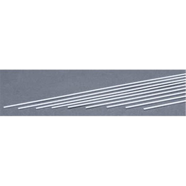 Evergreen 0.04 x 0.06 in. Styrene Strips Railroad Scratch Building Supply, White EVG143 - main