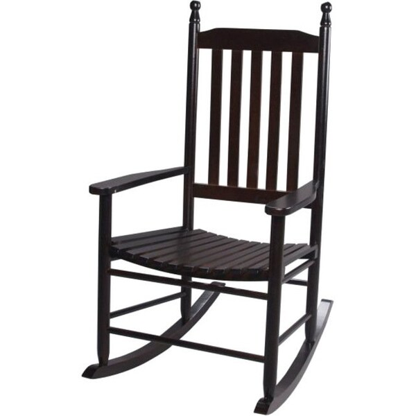 Giftmark 3400E Adult Tall Back Rocking Chair Espresso 3400E - main