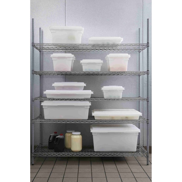 Rubbermaid Commercial FOOD/TOTE BOX 3.5 GALLON SMFG350900WHT - main