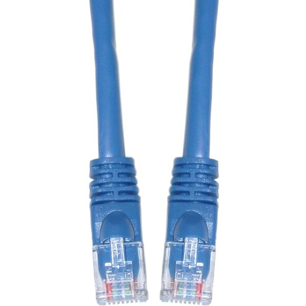 Cable Wholesale Cat6a Blue Copper Ethernet Patch Cable, 10 Gigabit, Snagless/Molded Boot, POE Compliant, 500 13X6-06150 - main