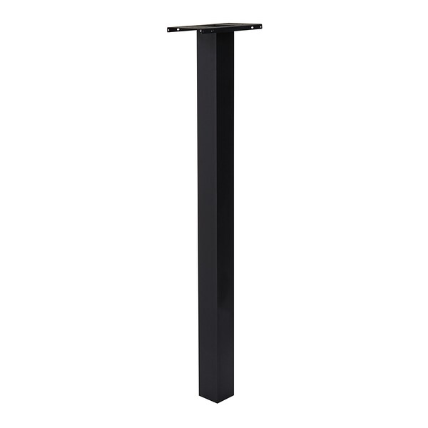 Architectural Mailboxes Brighton Aluminum Top Mount Mailbox Post, Black BP000BAM - main