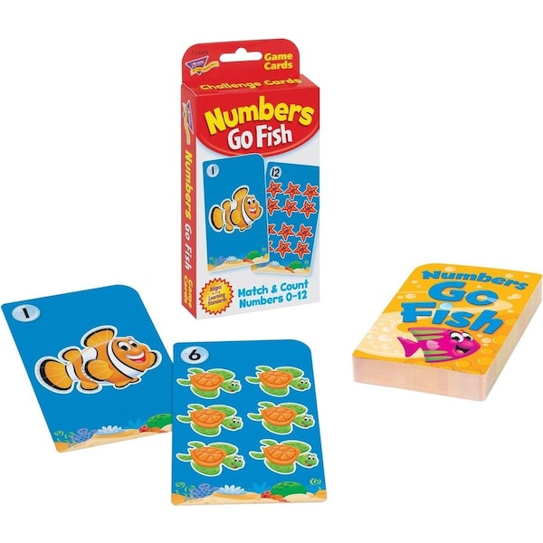Trend Enterprises Numbers Go Fish Challenge Cards®, PK6 T24005 - main