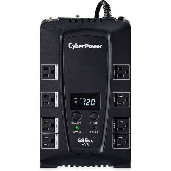Cyberpower 685VA CP AVR LCD UPS 3 YR WTY CP685AVRLCD - main