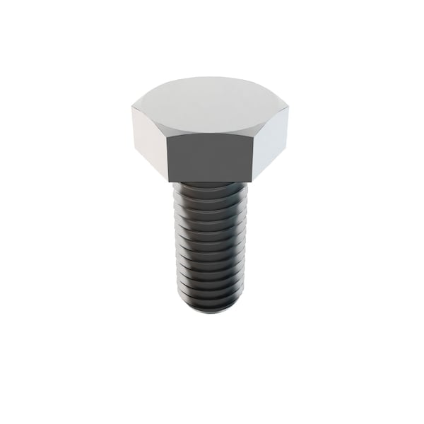 Zoro Select Not Graded, M6 Hex Head Cap Screw, Plain Stainless Steel, 15 mm L, 50 PK 1-MHF-6-15 - main