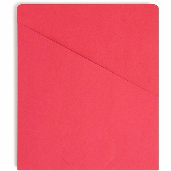 Smead File Jacket 8-1/2 x 11", Slash Cut, Assorted Colors, PK25 75425 - main