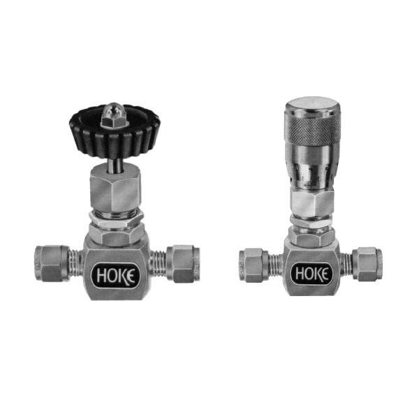 Hoke 2300 Series - Barstock Metering Valves, 1/4in FNPT x 1/4in FNPT, 3000 PSI, -40 Deg. To 200 Deg. F 2341F4B - main