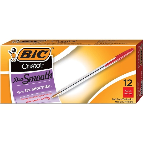 Bic BICMS11RD Bic Cristal Ballpoint Pen Red MS11 RED - main