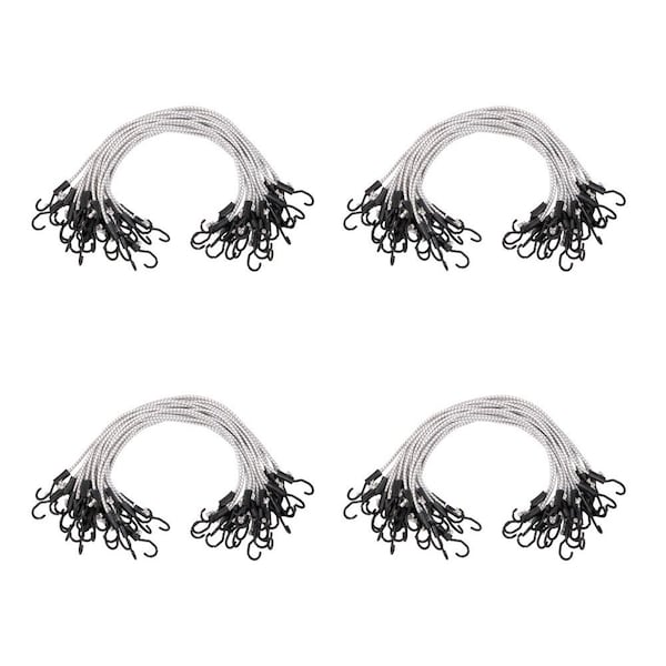 Mytee Products 36 in Heavy Duty Adjustable Bungee Cords with hook for Outdoor & Indoor, 400PK BUNGEE-ADJ51636x4 - main