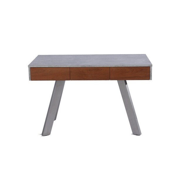 Homeroots 47" Gray With Three Drawers 283504 - main