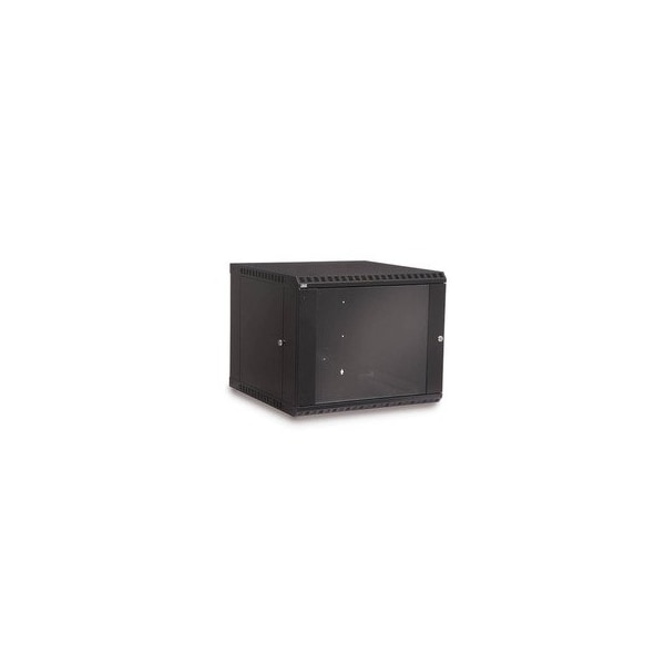 Cable Wholesale 9U Rackmount Fixed Wall Mount Cabinet with Glass Door 61C2-11209 - main