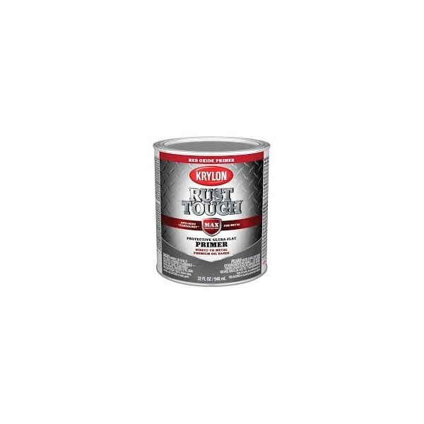 Krylon Rust Tough Primer, Red Oxide, 1 Qt. K09721008 - main