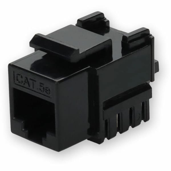 Add-On CAT5E UTP PUNCH DOWN KEYSTONE JACK DUAL IDC 90 DEGREE ADD-C5EUJK9D-BK - main