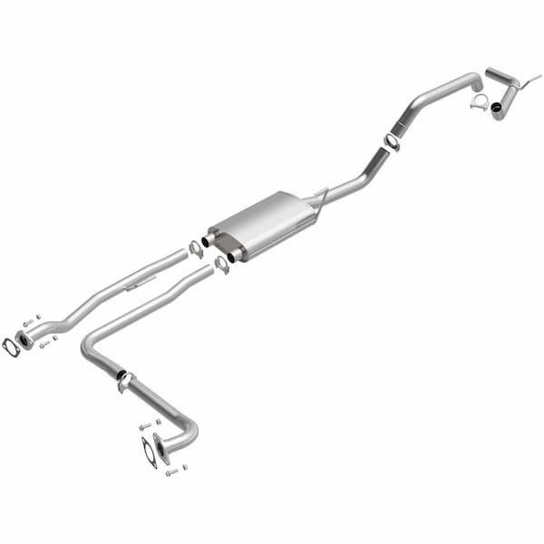 Bre Exhaust Exhaust System, Aluminized Steel; With Muffler; 2-3/8 Inch Pipe Diameter; Dual Exhaust 106-0296 - main