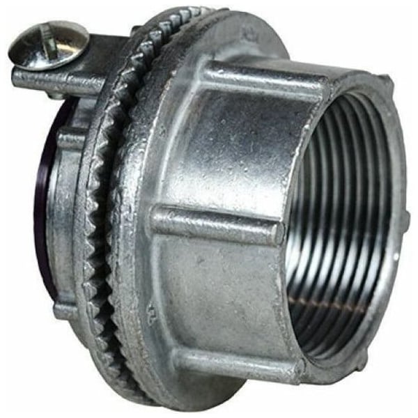 Dottie Conduit Fitting Hub, 2-1/2 in, Threaded, Zinc Alloy WTHGL250 - main