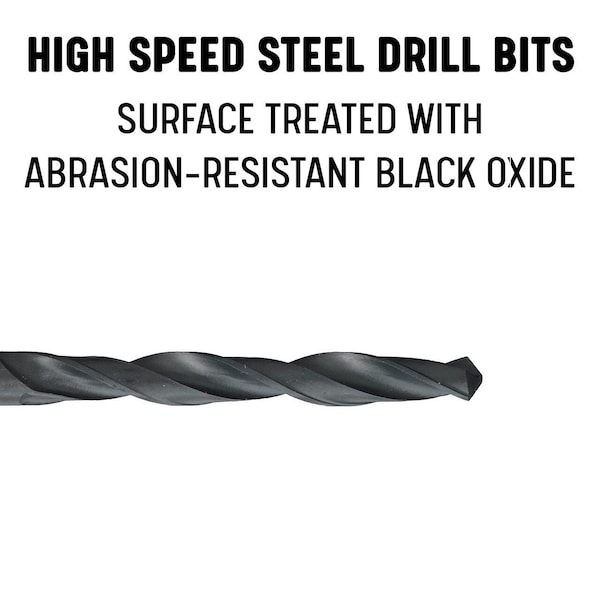 Foret Alésoir HSS Drill America DWDTS1-3/4 - Diamètre 1-3/4", Queue Cône Morse 5, Neuf