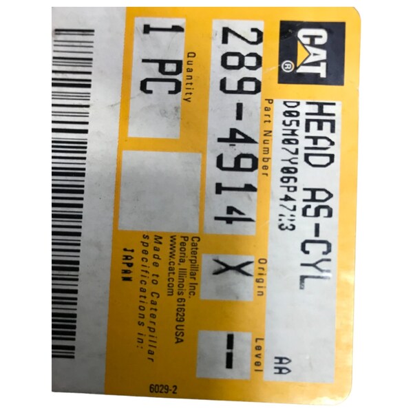 Caterpillar HEAD AS-CYL, CATERPILLAR OEM 2894914 2894914 - main