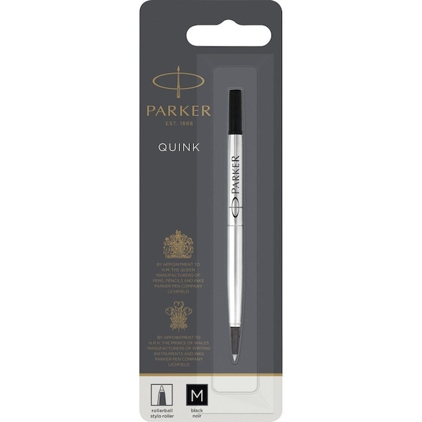 Sanford Parker, REFILL FOR PARKER ROLLER BALL PENS, MEDIUM POINT, BLACK INK 1950323 - main