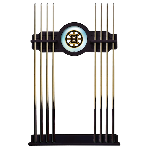 Holland Bar Stool Co Boston Bruins Cue Rack in English Tudor Finish CueETudBosBru - main