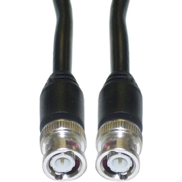 Cable Wholesale BNC RG59/U Coaxial Cable, Black, BNC Male, 75 foot 10X3-01175 - main