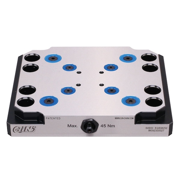 Hhip 52/96mm Pin Spacing Zero-Point Plate For 5-Axis CNC Vise 3900-2244 - main