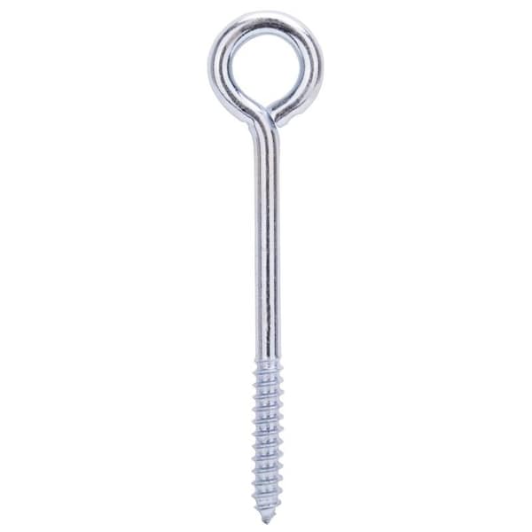Prosource Lag Screw Eye, 9.7 mm Thread, Screw Thread, 2 in L Thread, 1-3/8 in Dia Eye, 296 lb Working Load, Steel LR253 - main