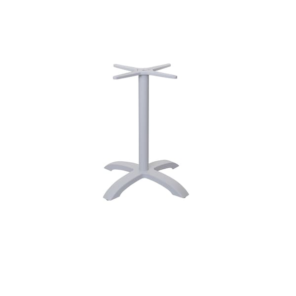 Bfm Seating Bali Table Base - Weighted Cast Aluminum - Powder Coated White PHTB2626WH - main