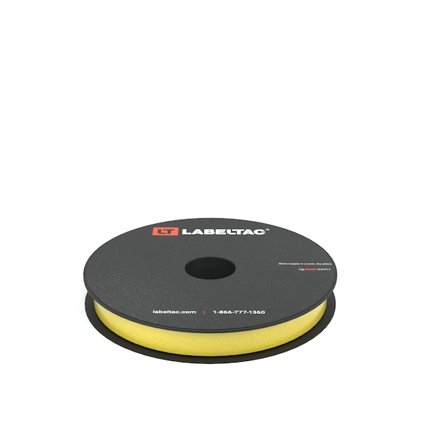 Labeltac Safety Grade Reflective Label Supply 0.5in x 75ft LT4/LTPX, Yellow LT0501SGRF - main