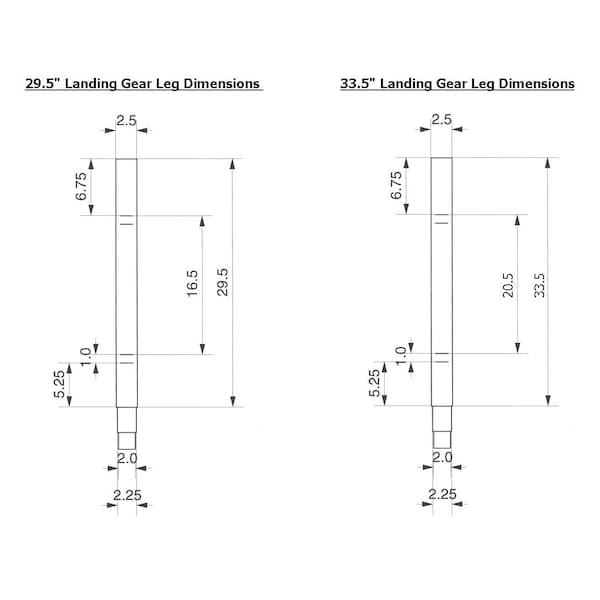 Stromber Trailer Landing Gear Leg LG-179014 - main