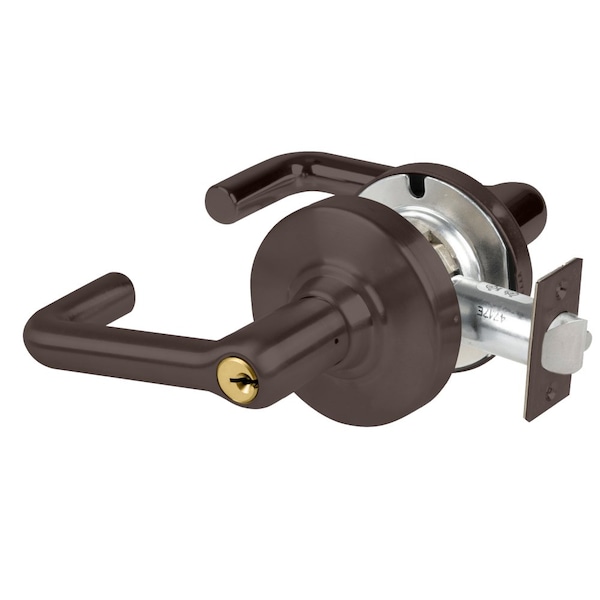 Schlage Grade 2 Storeroom Cylindrical Lock with Field Selectable Vandlgard, Tubular Lever, Conventional Cyl ALX80P TLR 613 - main