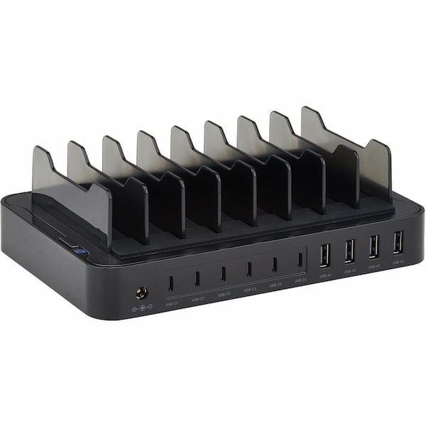 Eaton 10-PORT USB CHARGING STATION WITH STORAGE BRACKETS - 6 USB-C AND 4 USB-A PORTS, U280-010-ST6C4A - main