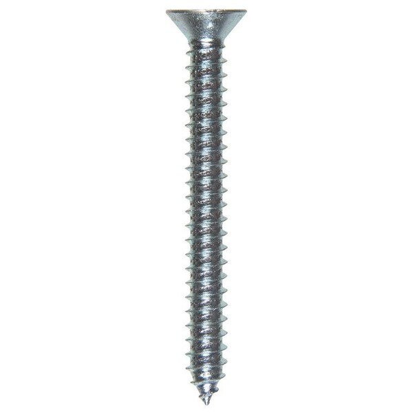 Hillman Sheet Metal Screw, Flat Head Phillips Drive, 100 PK 80233 - main