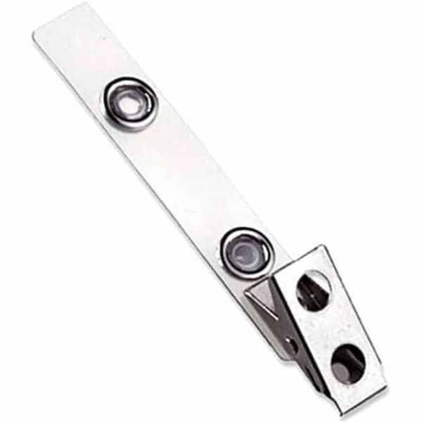 Brady STRAP CLIP, CLEAR, 2-3/4in 70MM, MYLAR STRAP, 2-HOLE CLIP 2110-1100 - main