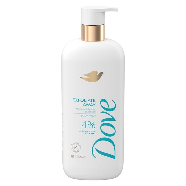 Dove Exfoliate Away Body Wash, 18.5 Ounce, 4PK 69978776 - main