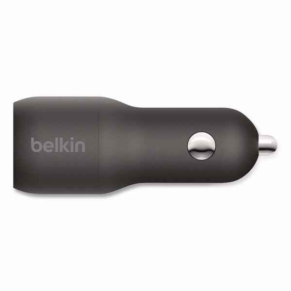 Belkin BOOST CHARGE Dual Car Charger with PPS, USB-A/USB-C, Black CCB004BT1MBK-B5 - main